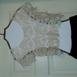 3/$15 Crochet cover up top